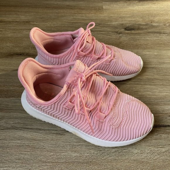 adidas Other - Adidas Originals Tubular Shadow Pink White Girl’s Sneakers Shoes B37125 Size 3